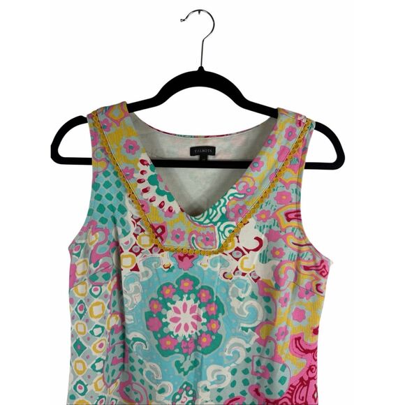 Talbots colorful tank dress- size xs - Picture 2 of 6